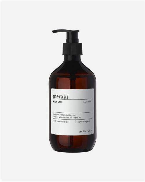 MERAKI BODYWASH, BODY WASH, PURE BASIC, 490 ML